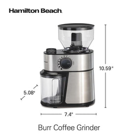 Hamilton Beach stainless steel design complements modern kitchens and durability.