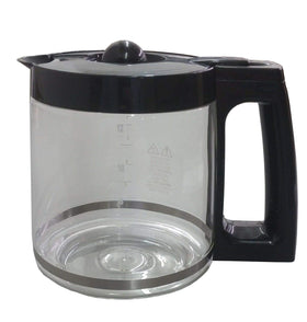 Hamilton Beach 12-cup carafe in a kitchen setting, compatible with multiple models.