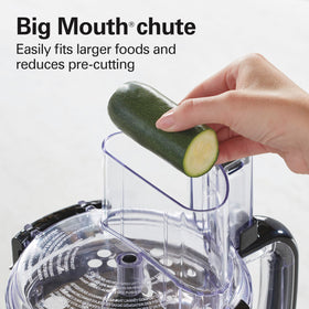Hamilton Beach chopping/pureeing blade handles herbs and dips smoothly.