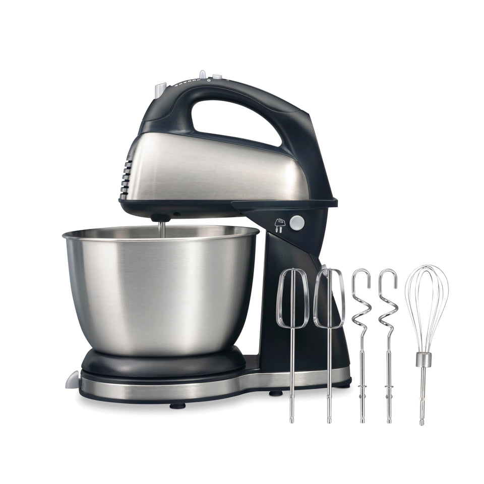 Hamilton Beach Classic Stand Mixer in use for creamy cookie dough preparation.
