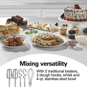 Quick Burst power boost on Hamilton Beach Classic Stand Mixer.