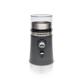 Hamilton Beach coffee grinder with beans ready to grind for fresh flavor