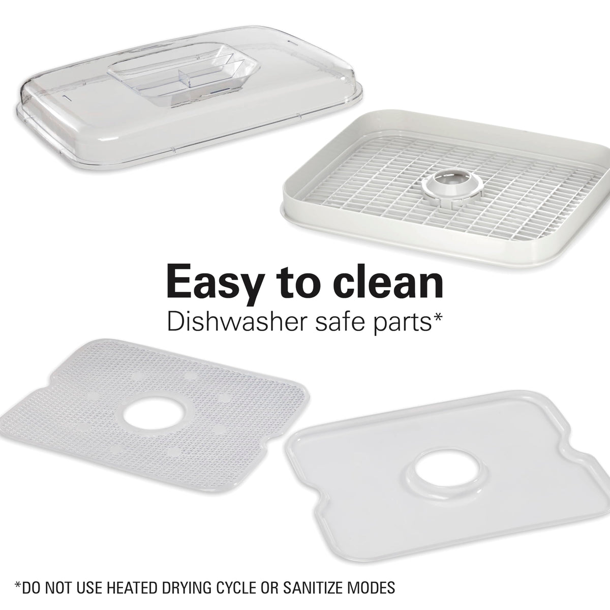 Clear vented lid lets you monitor progress without losing temperature