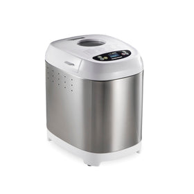 Hamilton Beach digital bread maker front view ready to bake at home