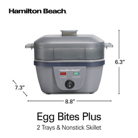 Hamilton Beach dishwasher-safe parts simplify cleanup after breakfast.