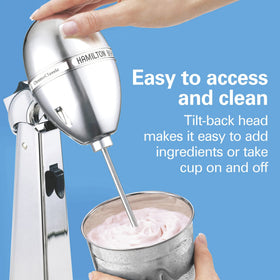 Hamilton Beach DrinkMaster stainless steel cup for durable mixing