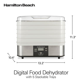 Generous drying space up to 4.2 sq ft supports larger batches