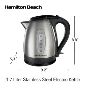 Hamilton Beach 1.7-liter capacity handles multiple cups quickly
