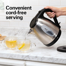 Hamilton Beach concealed heating element for safe, easy cleaning