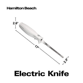 5-foot cord provides flexible reach in the kitchen.