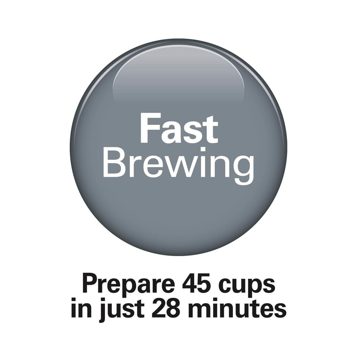 Hamilton Beach urn dispensing lever enables one-hand pouring for convenience.