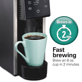 Hamilton Beach FlexBrew Advanced 4-in-1 delivers hot coffee in about two minutes