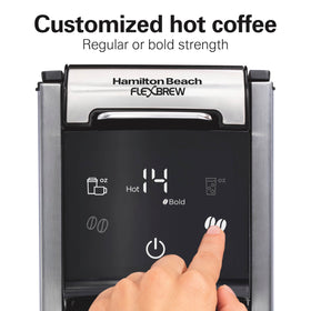 Hamilton Beach FlexBrew Advanced 4-in-1 offers regular or bold brew strength options