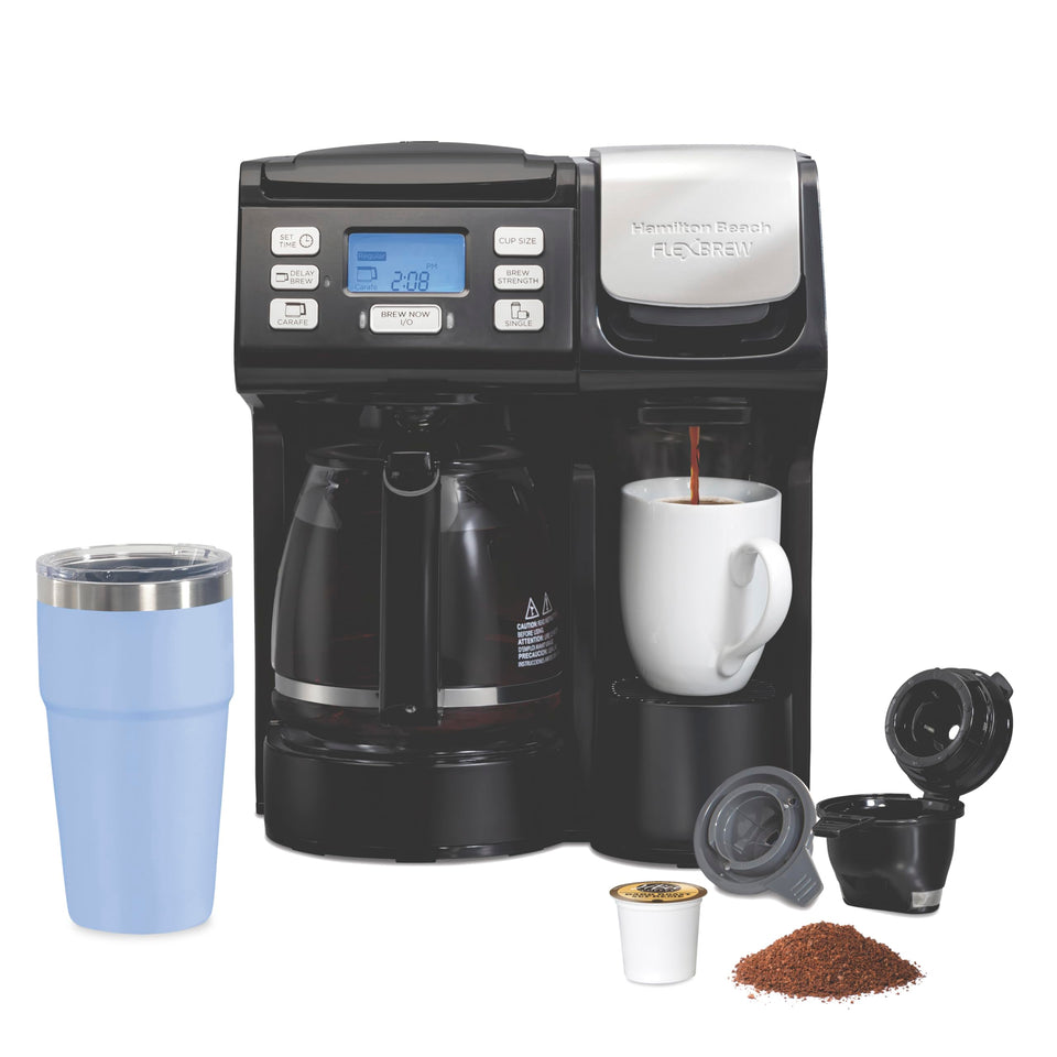 Hamilton Beach FlexBrew Trio single-serve pod brew for quick coffee