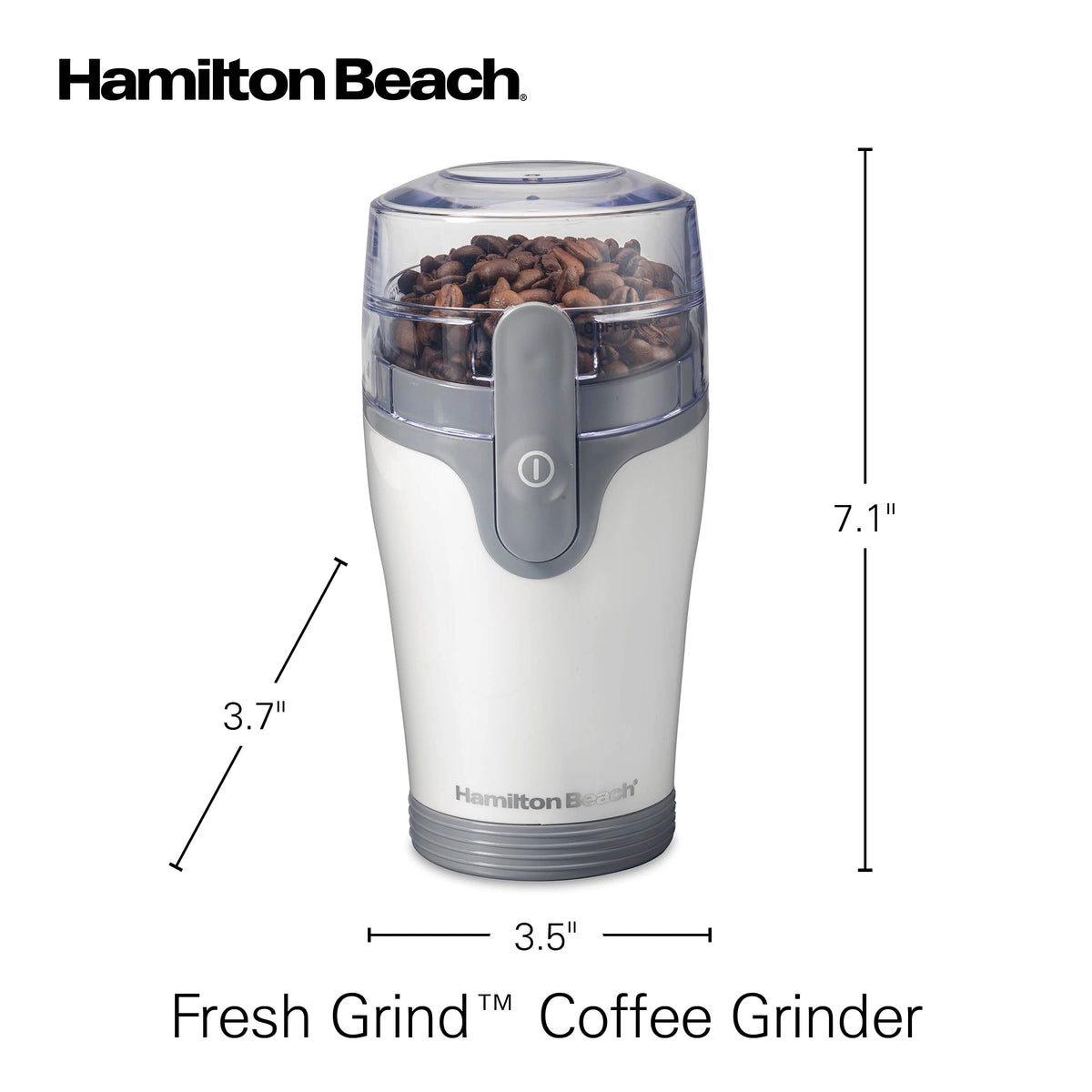 Hamilton Beach Fresh Grind compact-design fits small kitchens