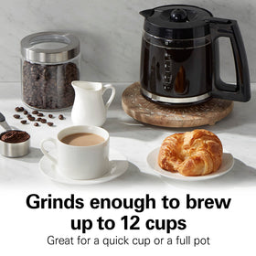 Hamilton Beach Fresh Grind stainless-steel-blades deliver consistent grinding