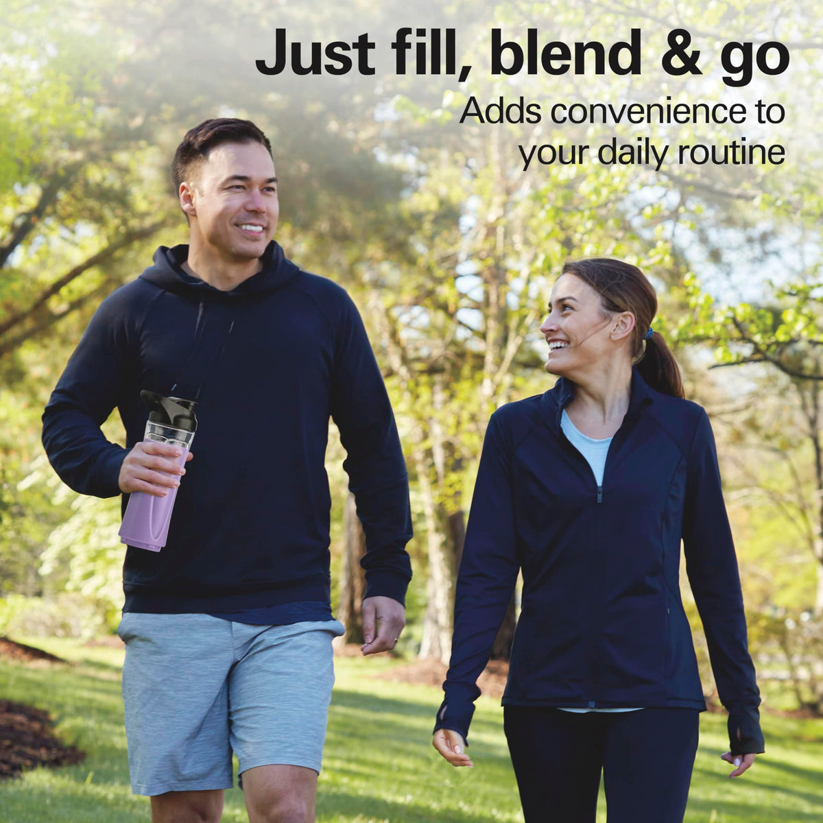 Hamilton Beach Go Sport base powers quick blends with 600 watts