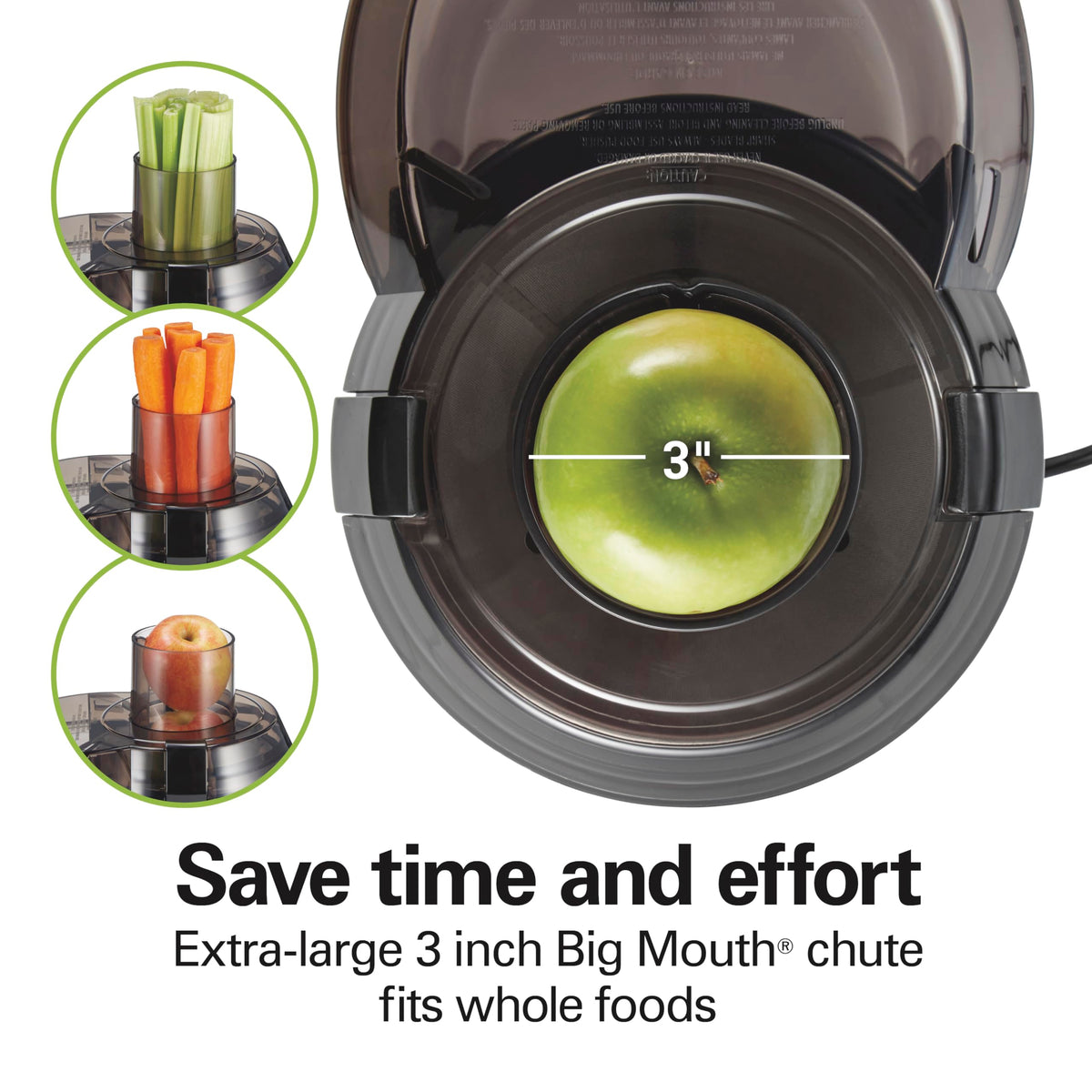 Hamilton Beach juicer pulp bin captures pulp and refuels juice sessions.