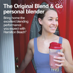 Hamilton Beach single-button blending makes quick shakes easy.