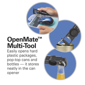 Hamilton Beach OpenStation jar openers provide strong grip on small and large jars