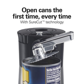 Hamilton Beach OpenStation OpenMate multi-tool stored inside for easy packaging and bottle top removal