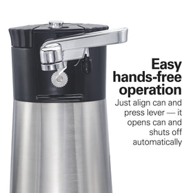 Hamilton Beach OpenStation washable cutting lever cleans quickly after use