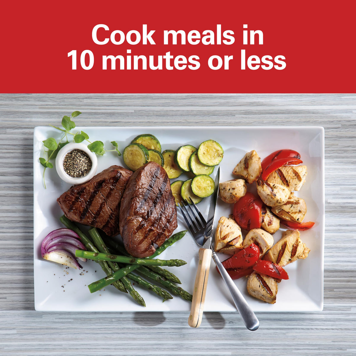 PFAS-free nonstick plates on Hamilton Beach Panini Press for easy food release