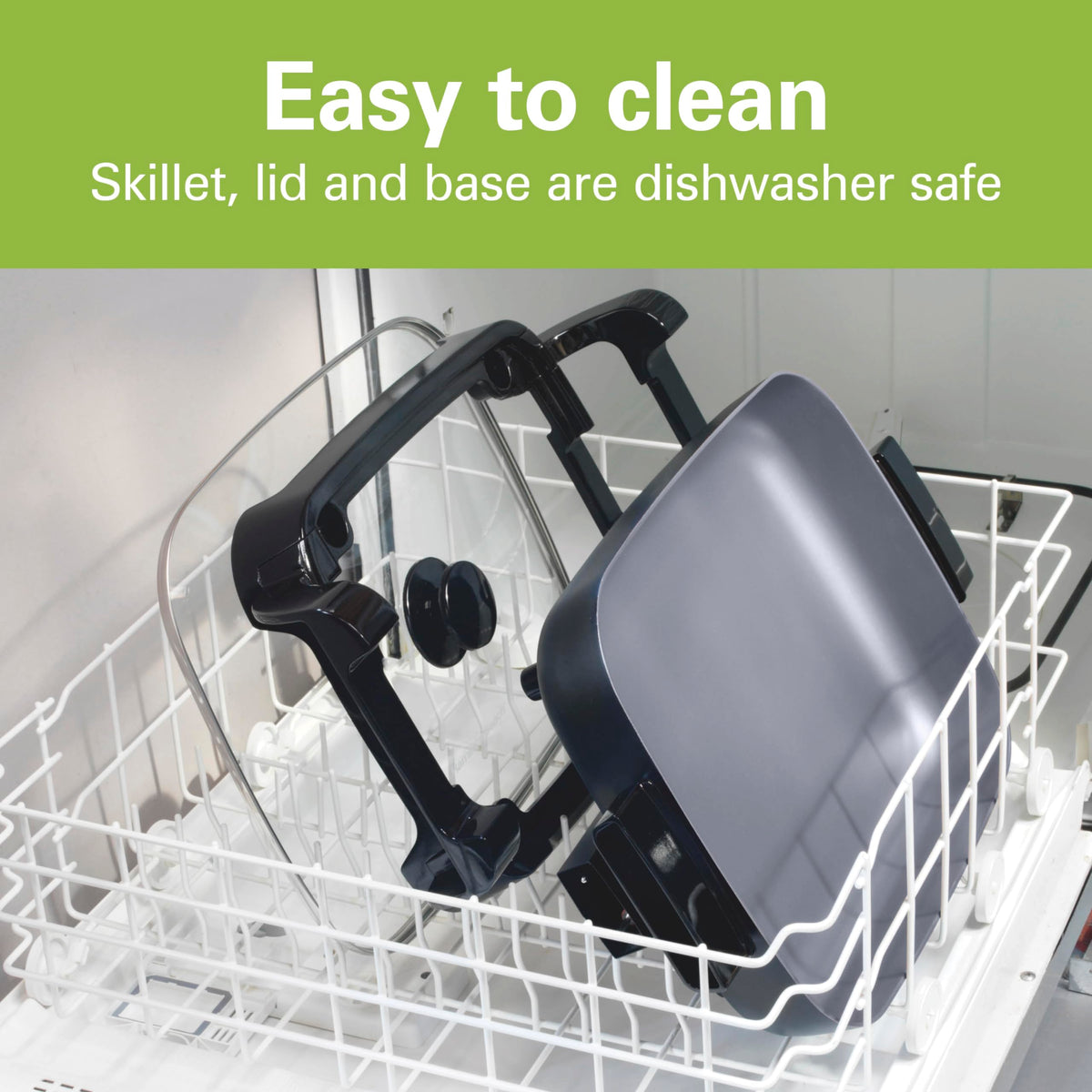 Hamilton Beach PFAS-free coating highlights safer nonstick performance.