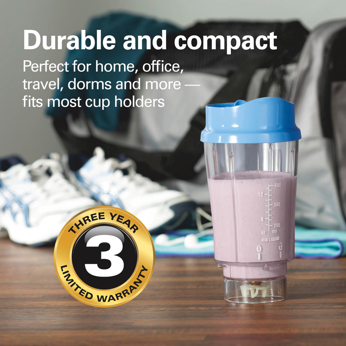Hamilton Beach blender handles ice and frozen fruit for refreshing beverages