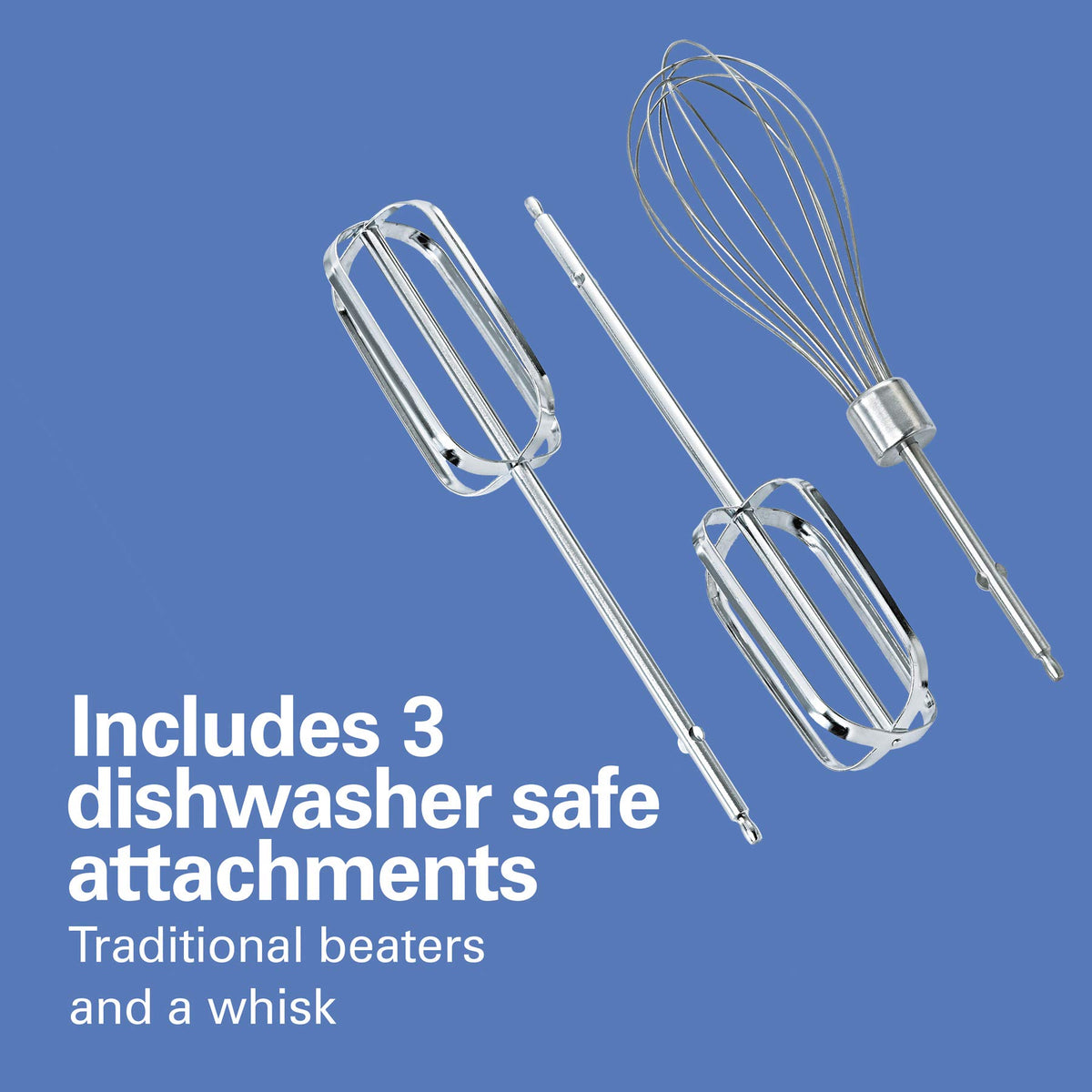 Hamilton Beach Power Deluxe attachments set with beaters and whisk