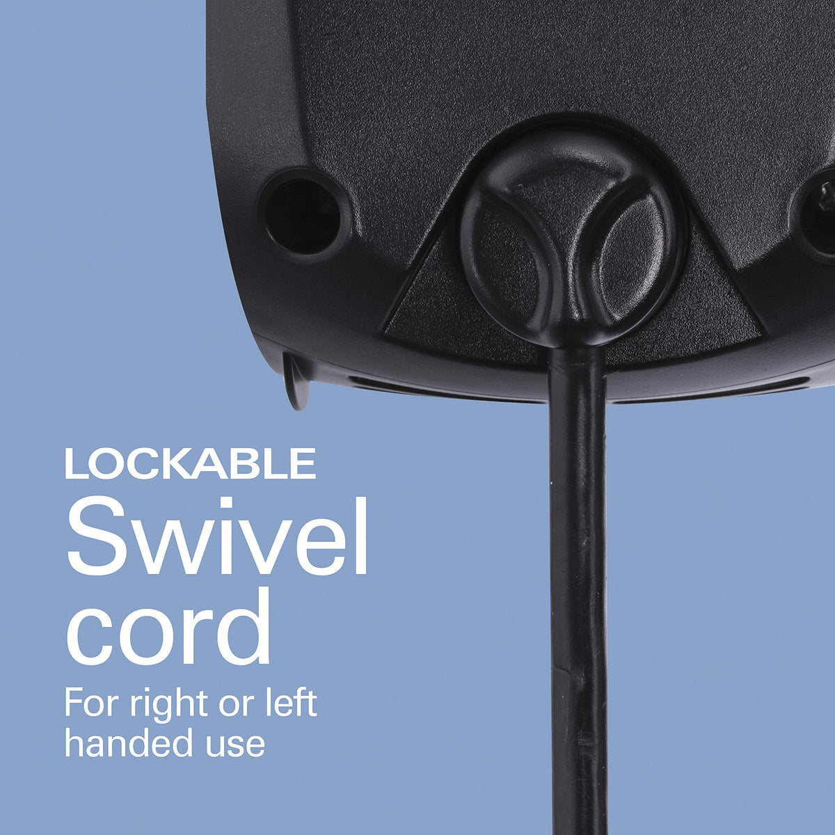 Hamilton Beach Professional 5-Speed Hand Mixer lockable swivel cord for flexible use