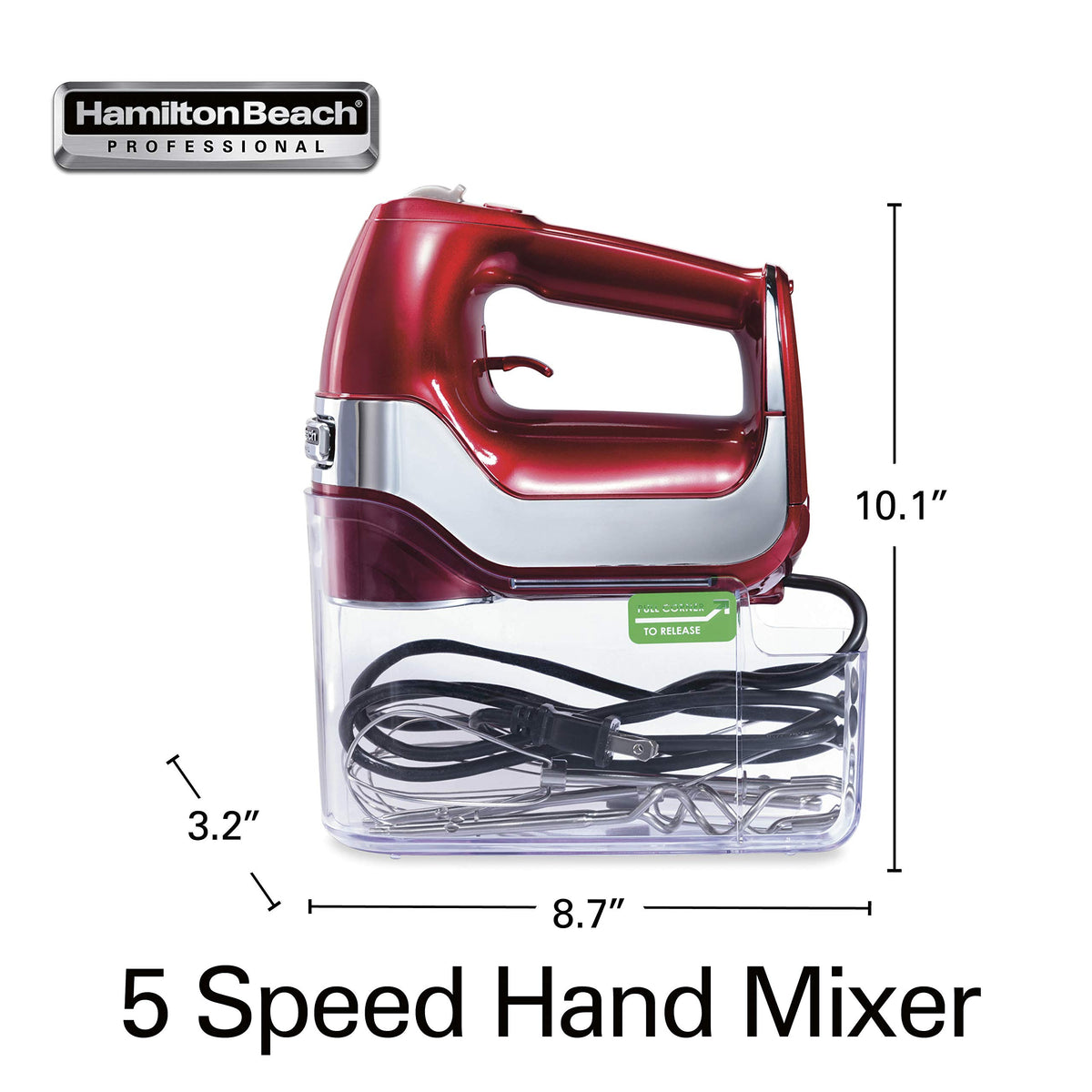 Hamilton Beach Professional compact design fits counter space and storage
