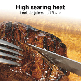 Hamilton Beach removable nonstick grill plate is PFAS-free and easy to clean.