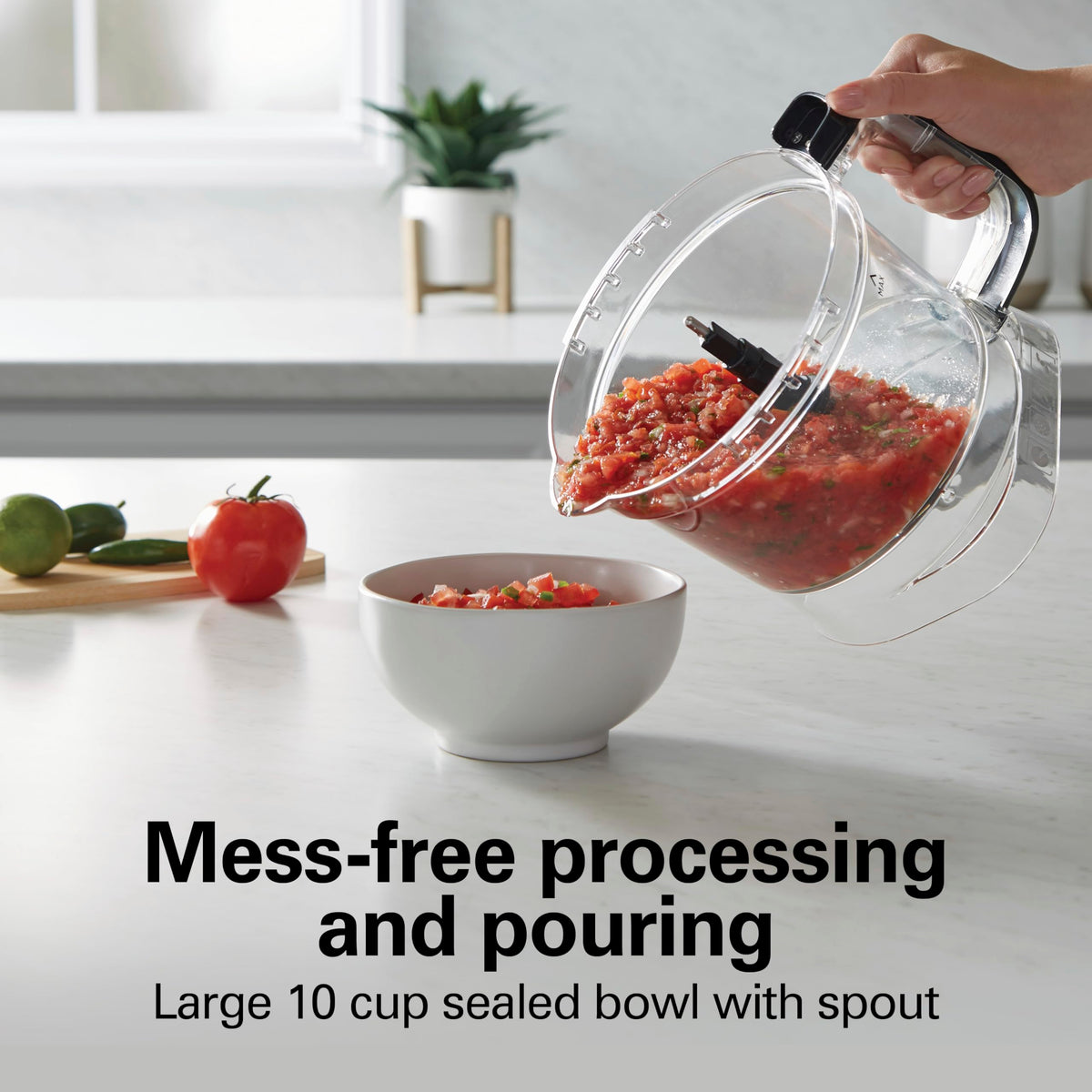 10 cup capacity suitable for larger batches and family meals