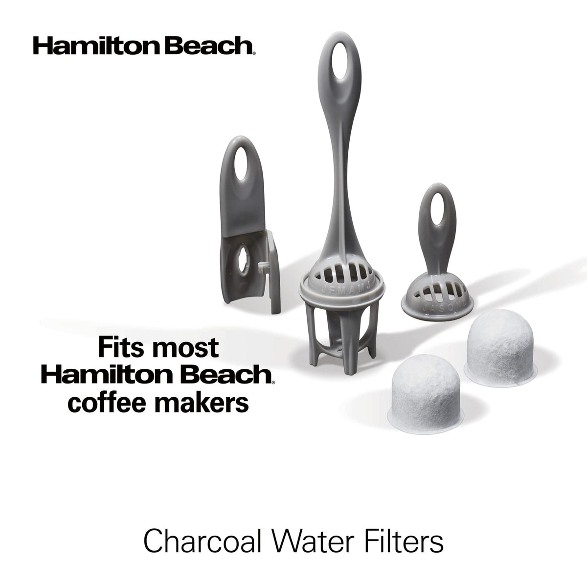 Hamilton Beach replacement instruction graphic highlights simple pull-top cap replacement.