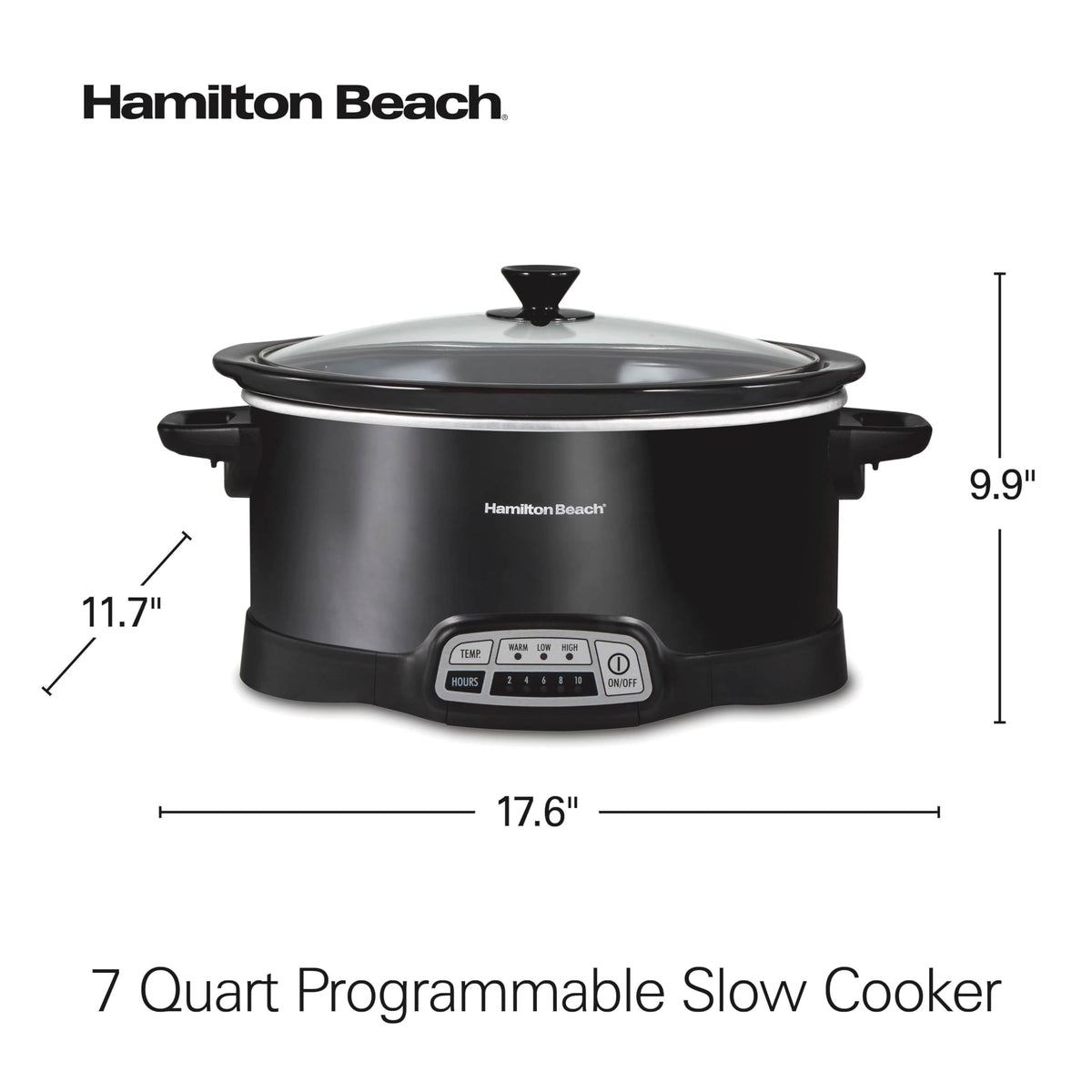 Set-and-forget feature illustrated by warm mode after cooking