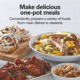 Hamilton Beach 8-quart slow cooker enables easy one-pot meals.