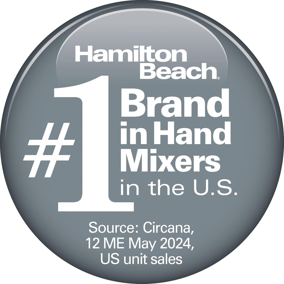 Hamilton Beach snap-on storage case keeps attachments organized and ready.