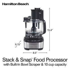 Included attachments support multiple prep tasks in one appliance