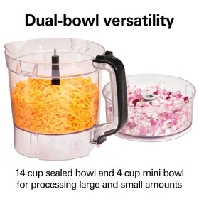 Hamilton Beach Stack and Snap 4-cup bowl ideal for small-batch prep