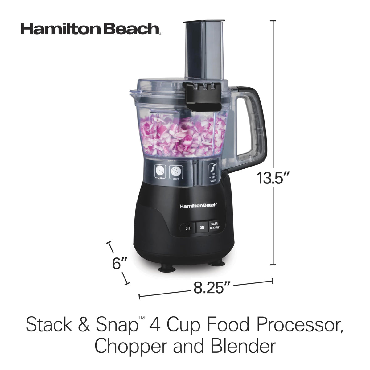 Hamilton Beach compact design fits small kitchens without sacrificing versatility