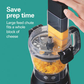 Hamilton Beach lid clips secure the bowl for mess-free operation