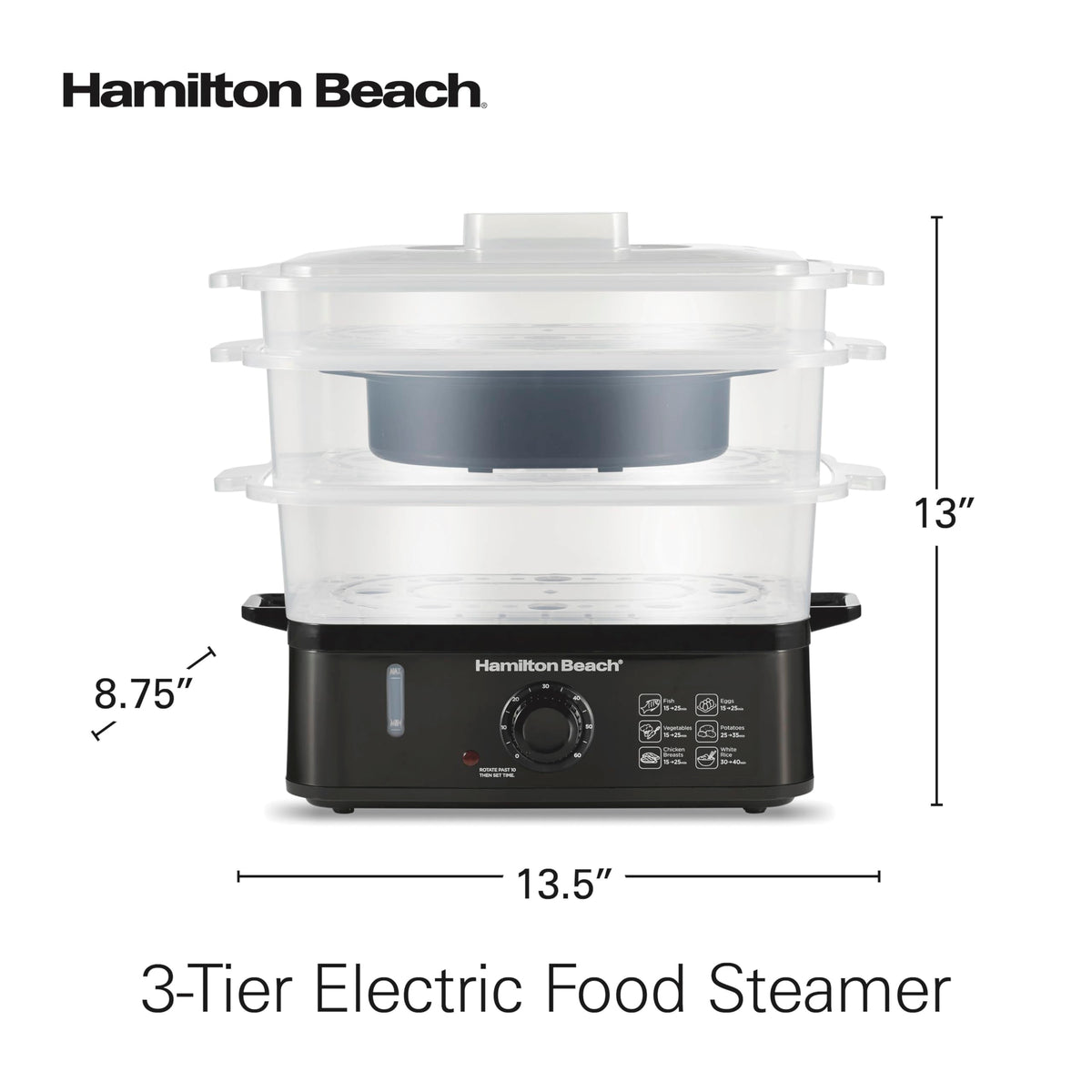 Hamilton Beach stackable design saves counter space in kitchens