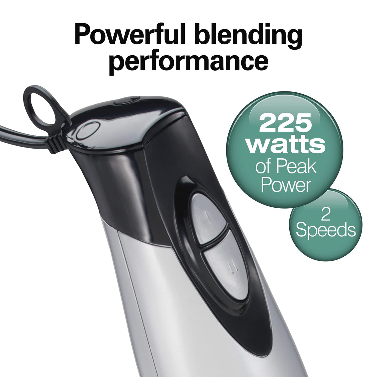 Stainless steel blades deliver reliable blending with Hamilton Beach