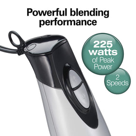 Stainless steel blades deliver reliable blending with Hamilton Beach