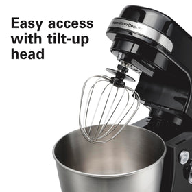 7-speed control on Hamilton Beach mixer for precise mixing.
