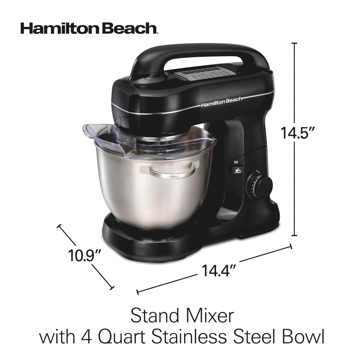 All in one stand mixer ready for cookies breads and frostings.