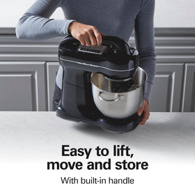 Built in top handle for easy lifting and transport.