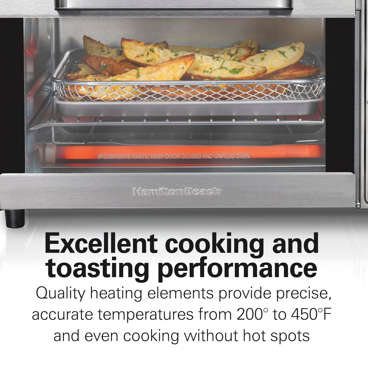 Hamilton Beach Sure-Crisp 9-inch pizza fit demonstrates versatile dinner options