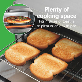 Hamilton Beach Sure-Crisp basket and pan illustrate versatile air frying and baking options